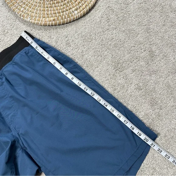 Prana Men’s Coal Super Mojo Pull On Short 10” Outdoor UPF 50+ in Blue Anchor L - Picture 15 of 16